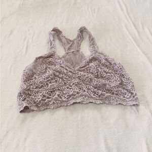 torrid Lace Racerback Bralette in Mauve
